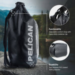 Pelican Marine Waterproof 5L Dry Bag (Stealth Black) - Phone Pouch: Stealth Black