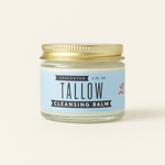 Unscented Tallow Cleansing Balm | Natural Makeup Remover & Deep Moisturizing Cleanser | Grass-Fed Beef Tallow with Castor Oil: 9oz