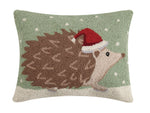 Christmas Hedgehog Hook Pillow