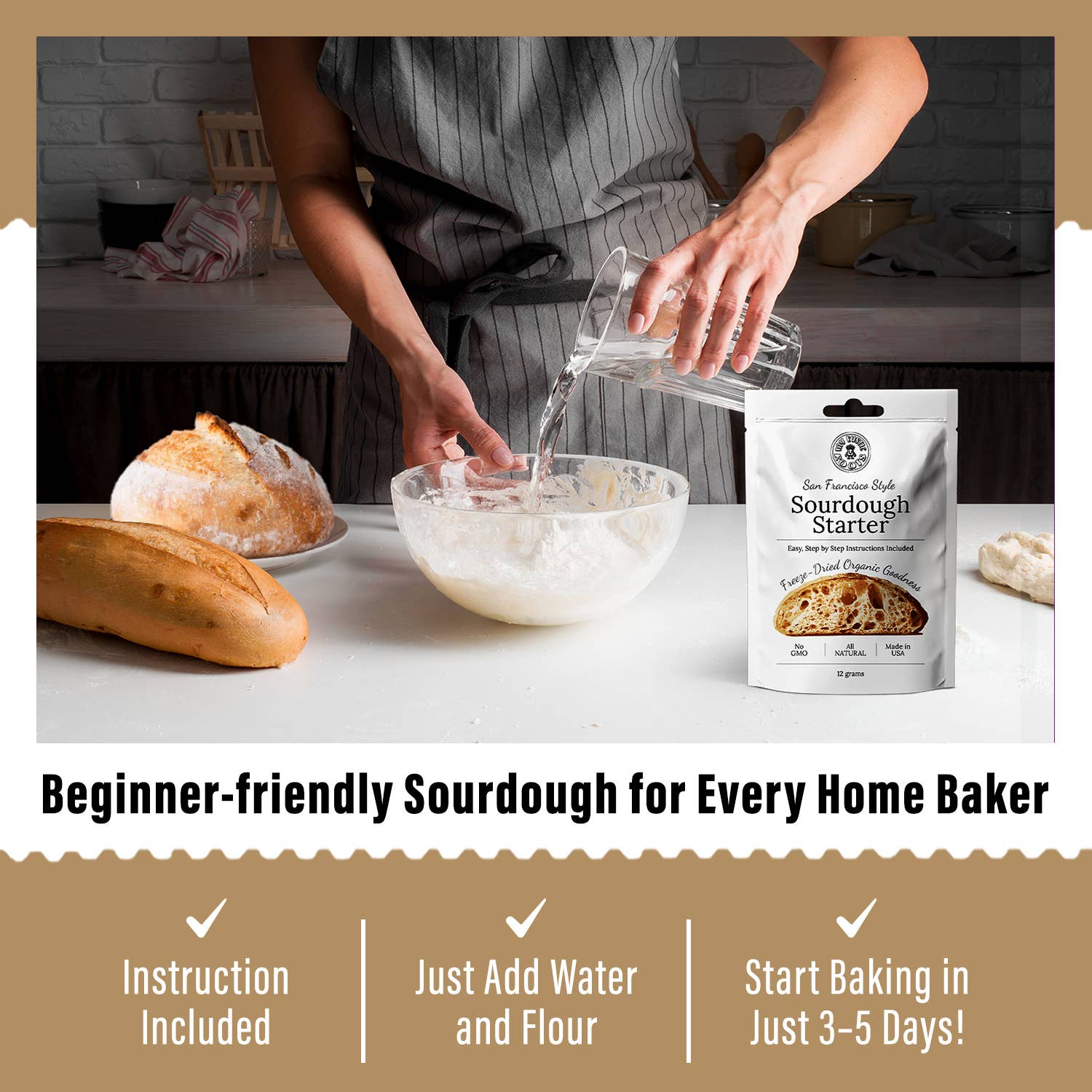 Original Sourdough Starter Culture - Bestseller - Organic