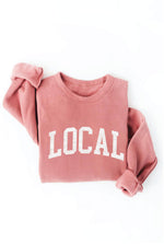LOCAL graphic sweatshirt: TAN / L