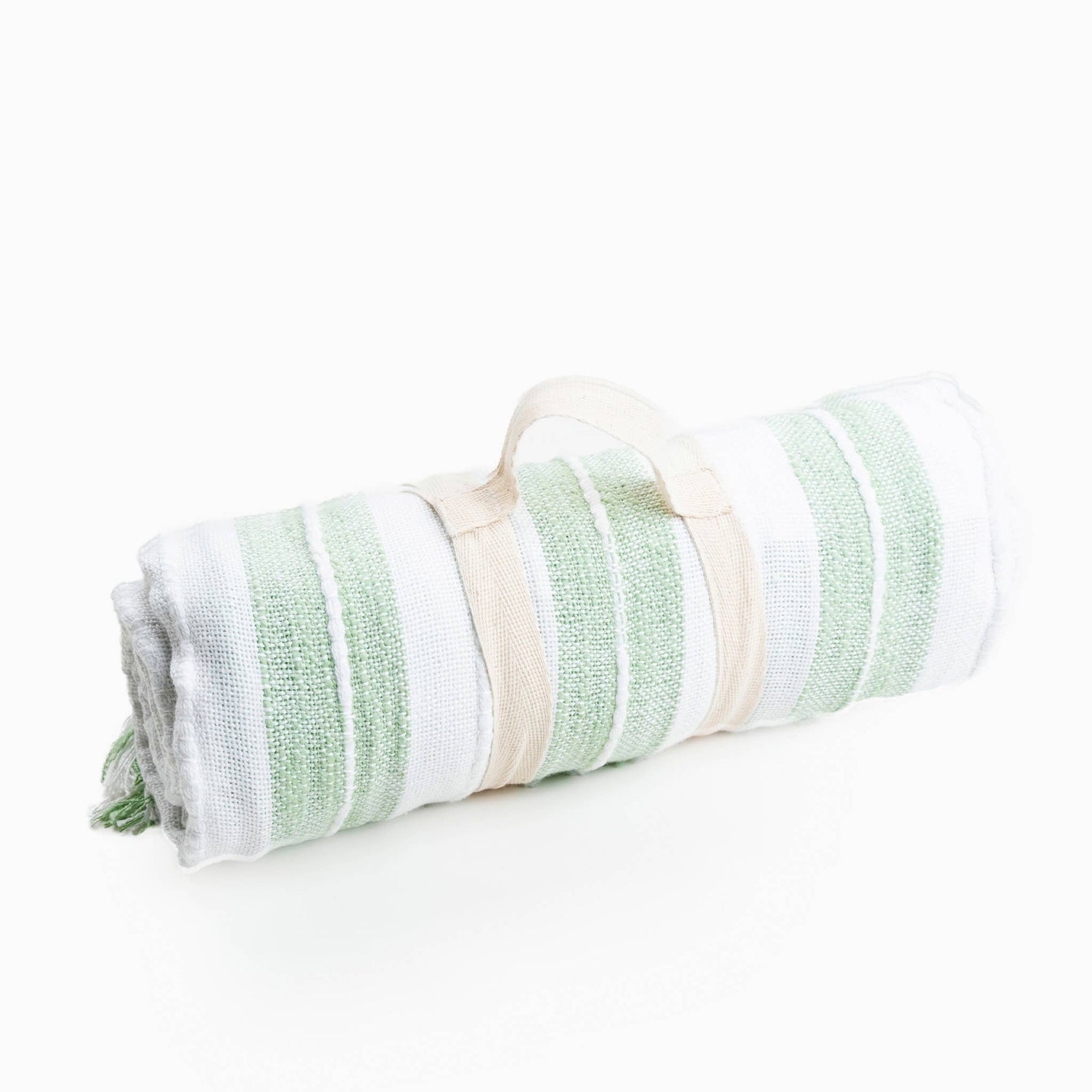 Romy 50x70" Indoor/Outdoor Recycled Woven Throw Blanket: Blue