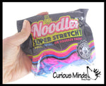 1 Pack of 3 Ramen Stretchy Noodle Strings Fidget Toy -