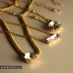 Bindi Pendant Necklace - NFL13BGCRY: Clear