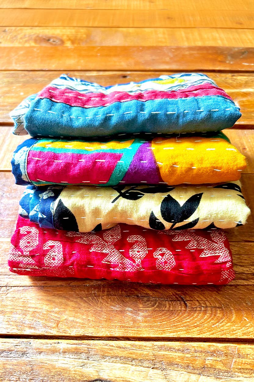 Kantha Kitchen Towels, Set of 2