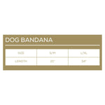 Woodsy Deer Dog Bandana   Hunter Green/Dark Green -Asst.: L/XL