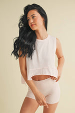 Perfect Layer Sleeveless Top: Pink / L