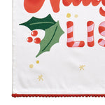 Naughty List w/Pom Poms Kitchen Towel