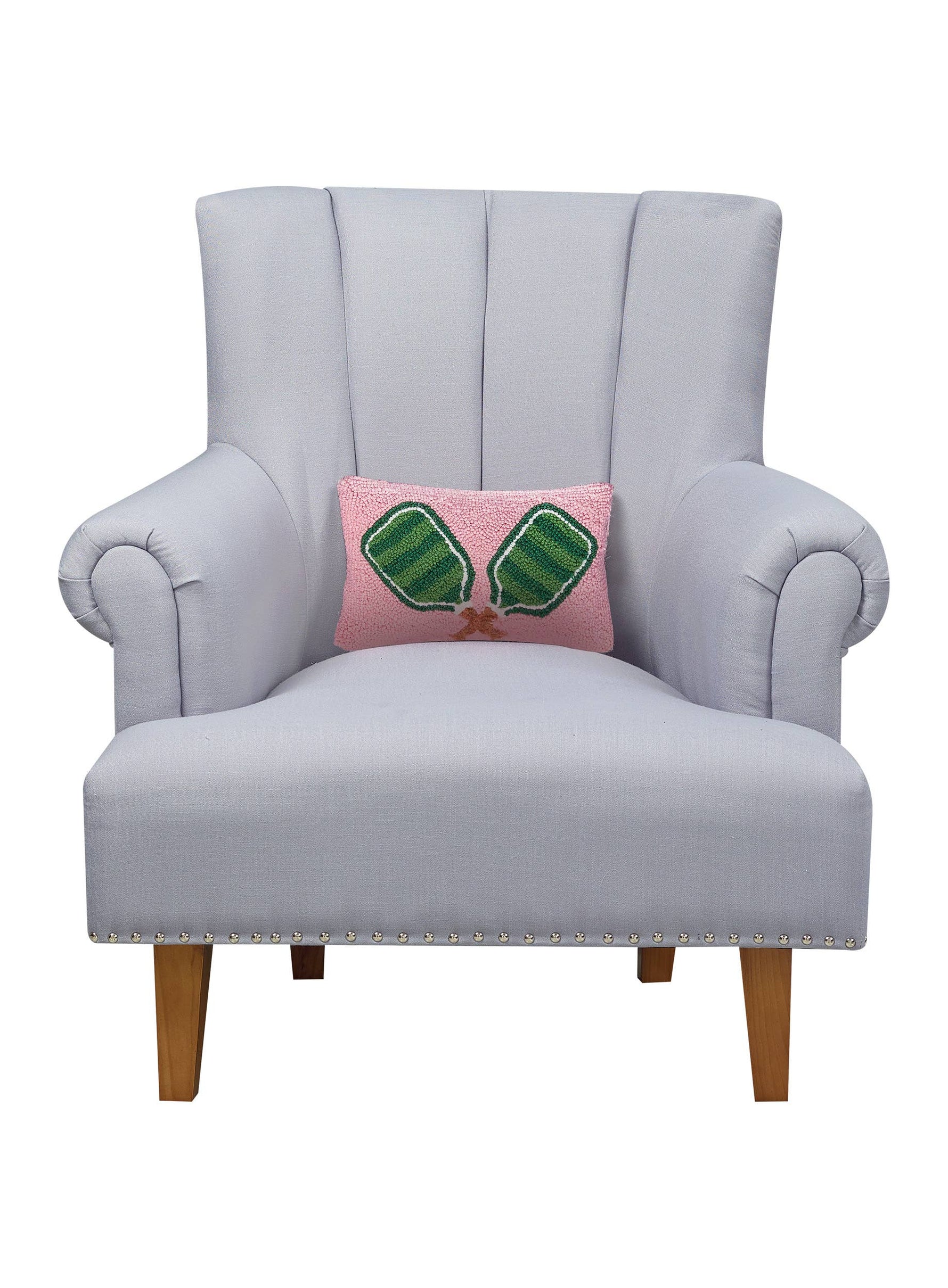Green Pickleball Hook Pillow