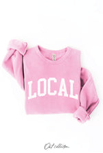 LOCAL graphic sweatshirt: TAN / L