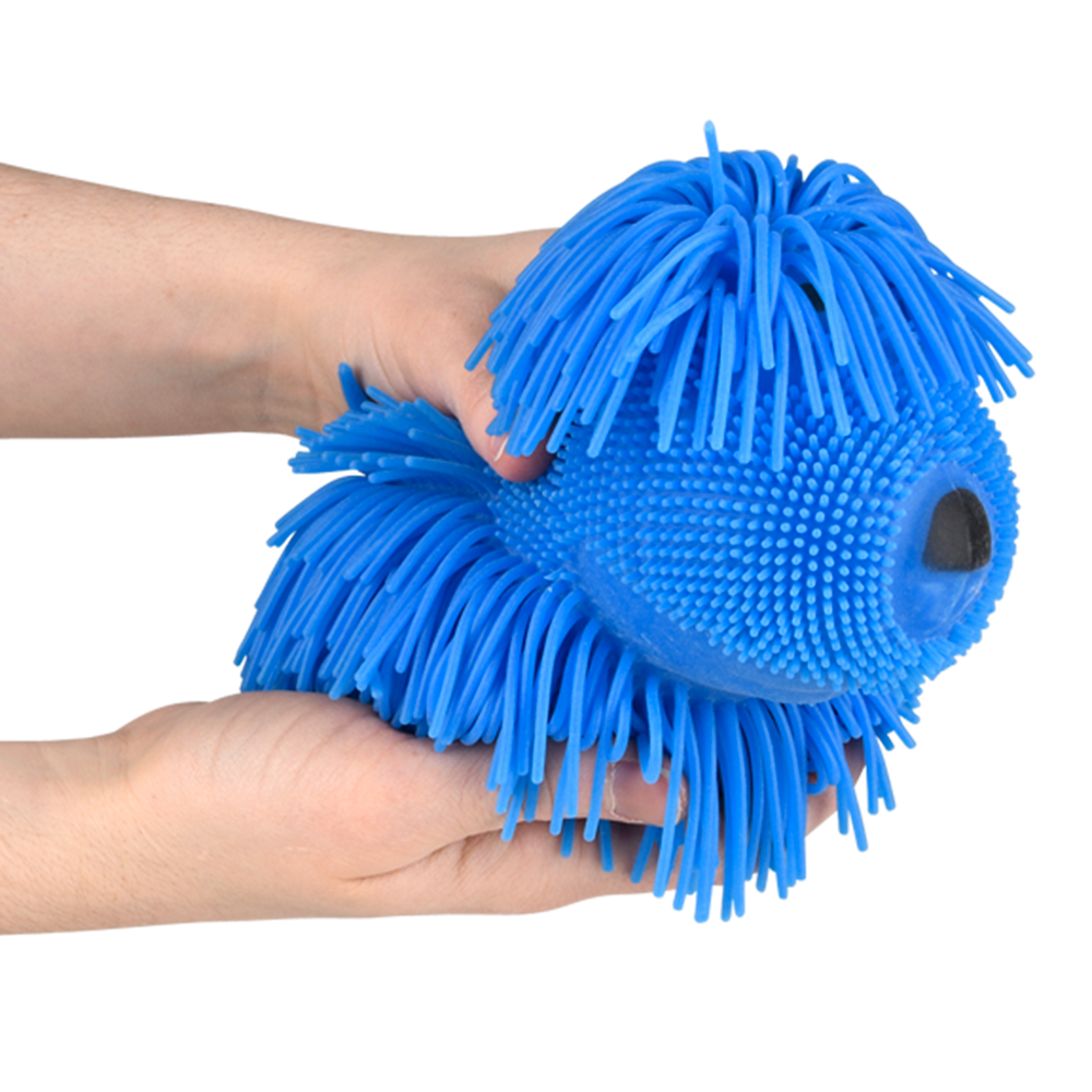 7" SHAGGY PUFFER DOG