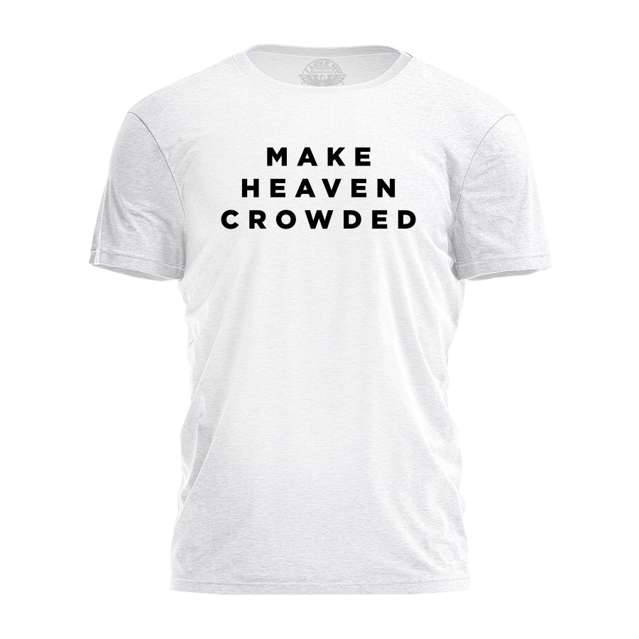 Make Heaven Crowded Tee: White / XL