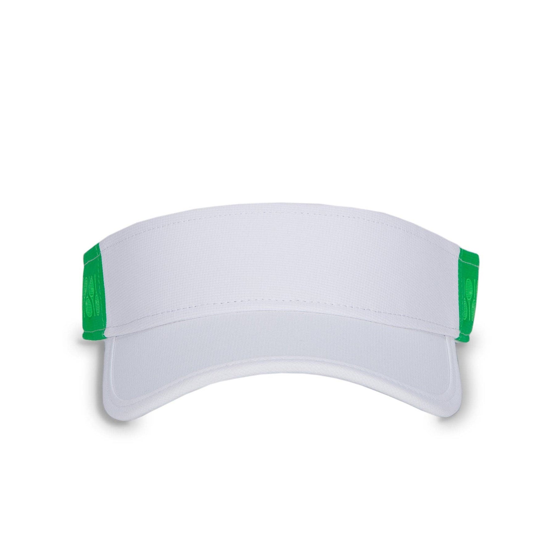 Head In The Game Visor: Green Tonal Racquets