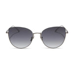 DIFF Kinsley Gunmetal Grey Gradient Sunglasses