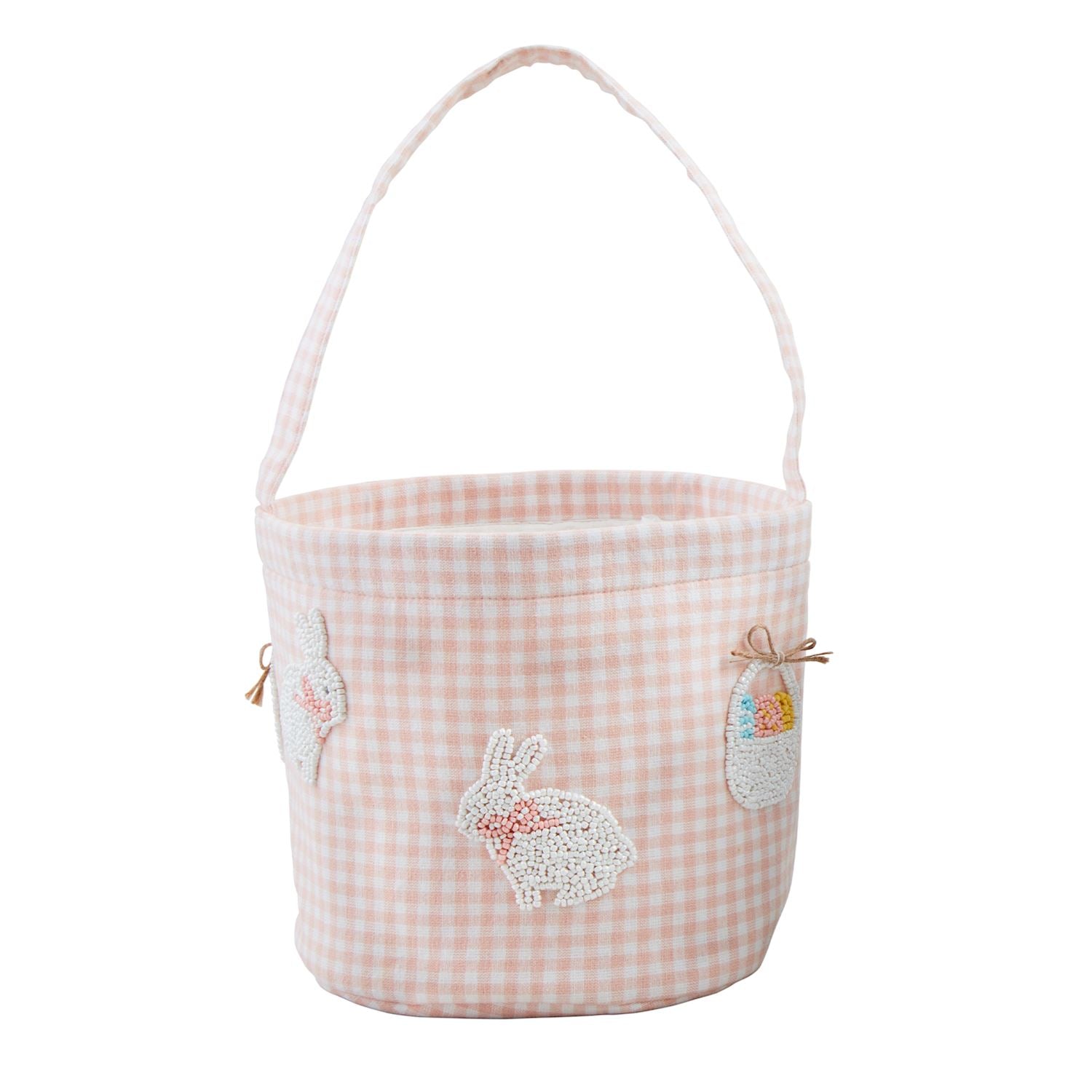 MUD PIE Easter Beaded Bucket