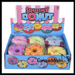 1 Donut Doughnut Soft Doh Filled Stretch Ball