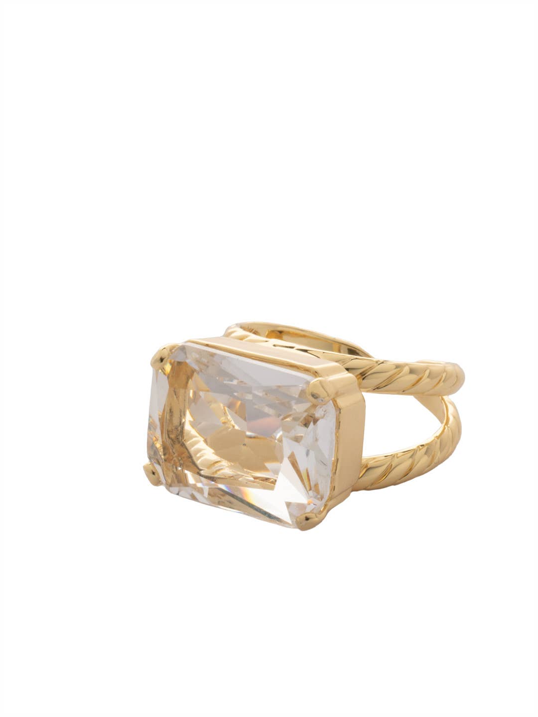 Sorrelli Kathleen Statement Ring: Clear