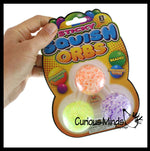 1 Pack of 3 Stress Balls -Small Amazing 1.5" Confetti Bead