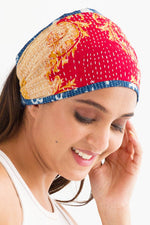 Reversible Kantha Headbands, Set of 2