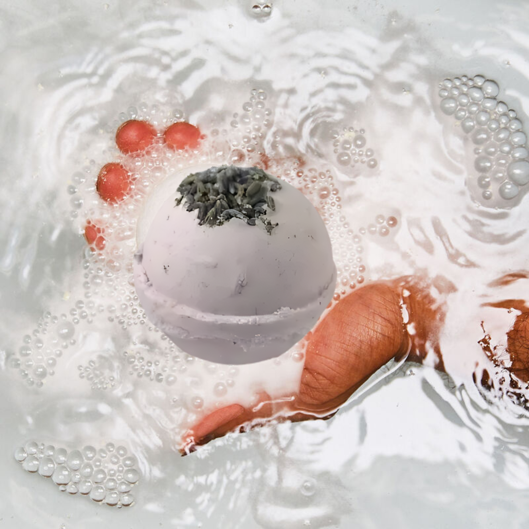 Lavender Bath Bomb | Calm Sleep Bath Soak Restful Night Soak