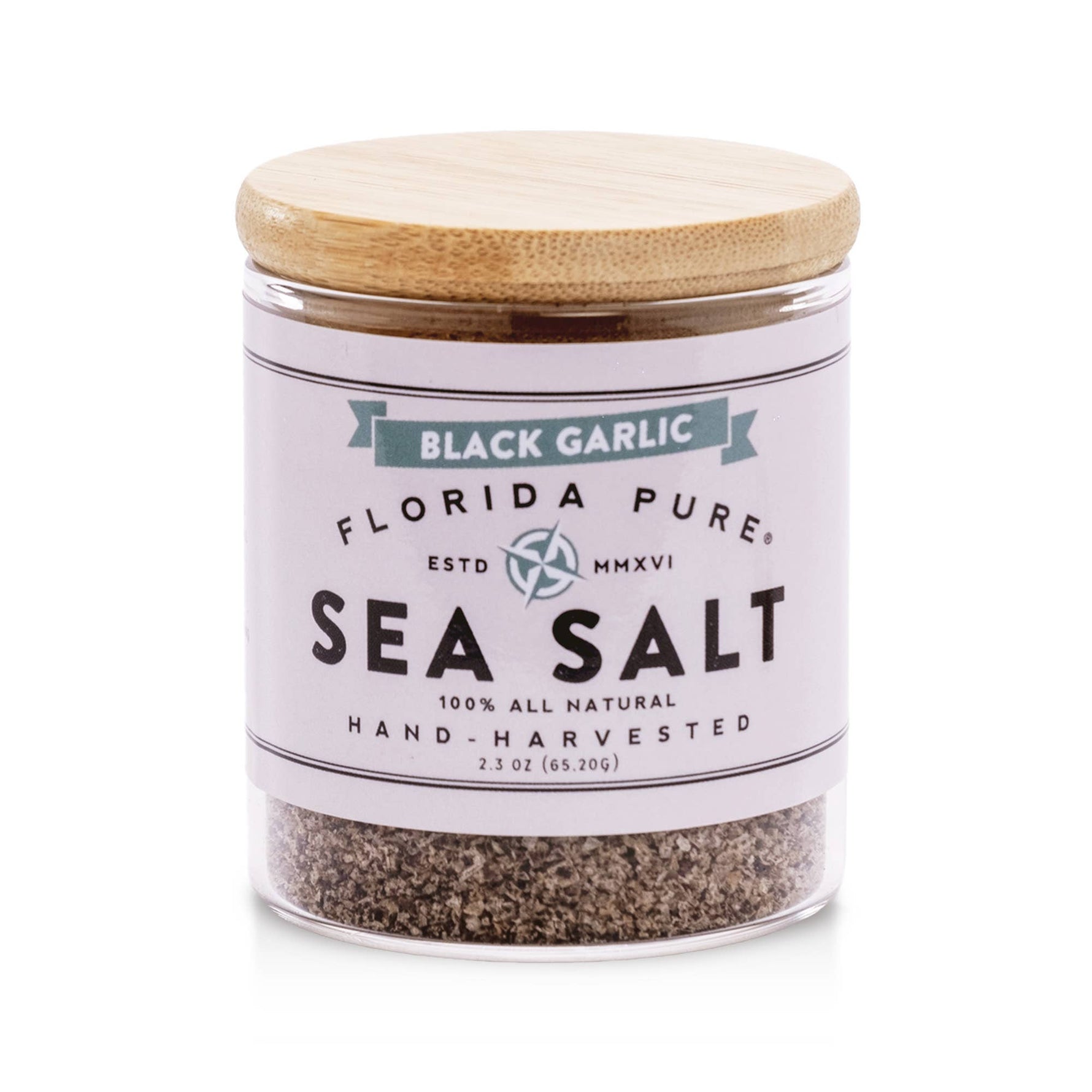 2.3oz Black Garlic Infused Sea Salt