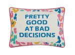 Pretty Good Embroidered Pillow