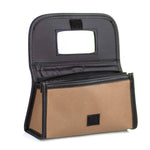 Landry Makeup Cosmetic   White/Black/Taupe   8x4x2