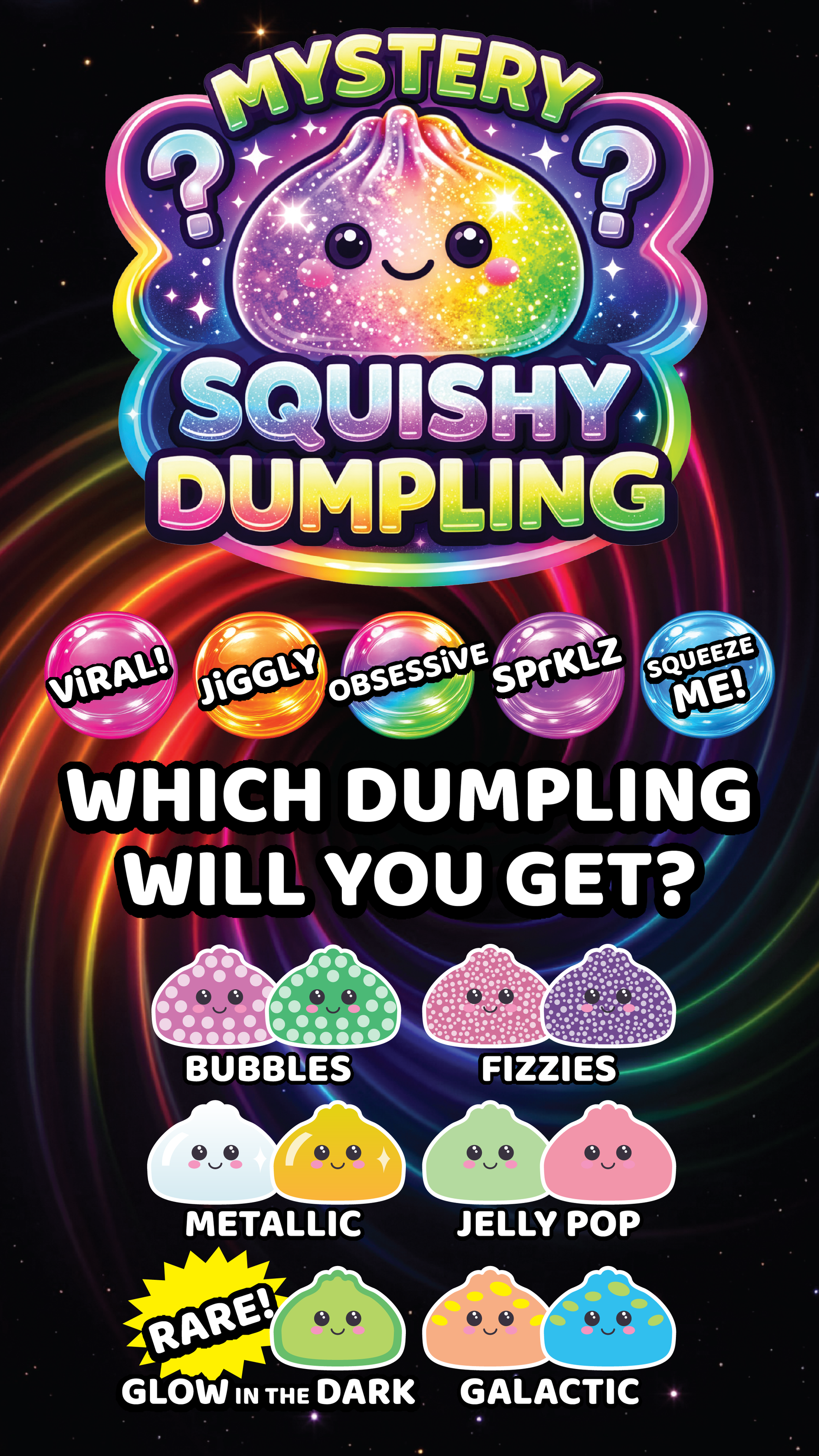 Fun Doh Mystery Dumpling Squishie