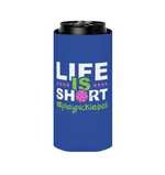 Pickleball Coozie - 12oz Slim Can Holder Sleeve: Pickleball Queen