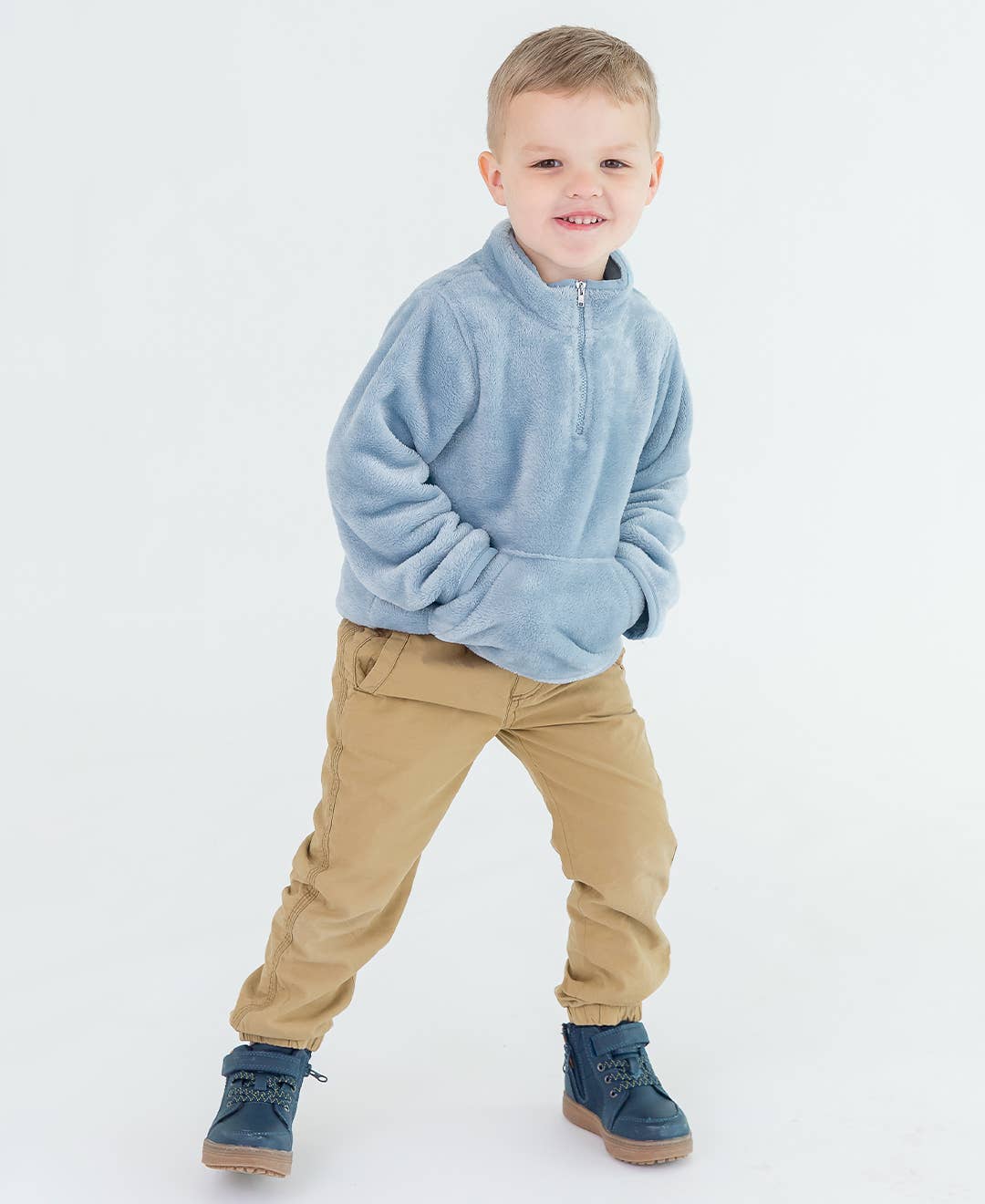 Boys Dark Khaki Jogger Pants: 3T