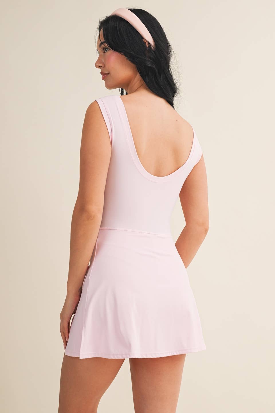 Sleeveless Wrap Tie Front Dress: Lemon / M