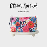Waterproof Cosmetic Case PVC Make up Bag Bloom Abroad