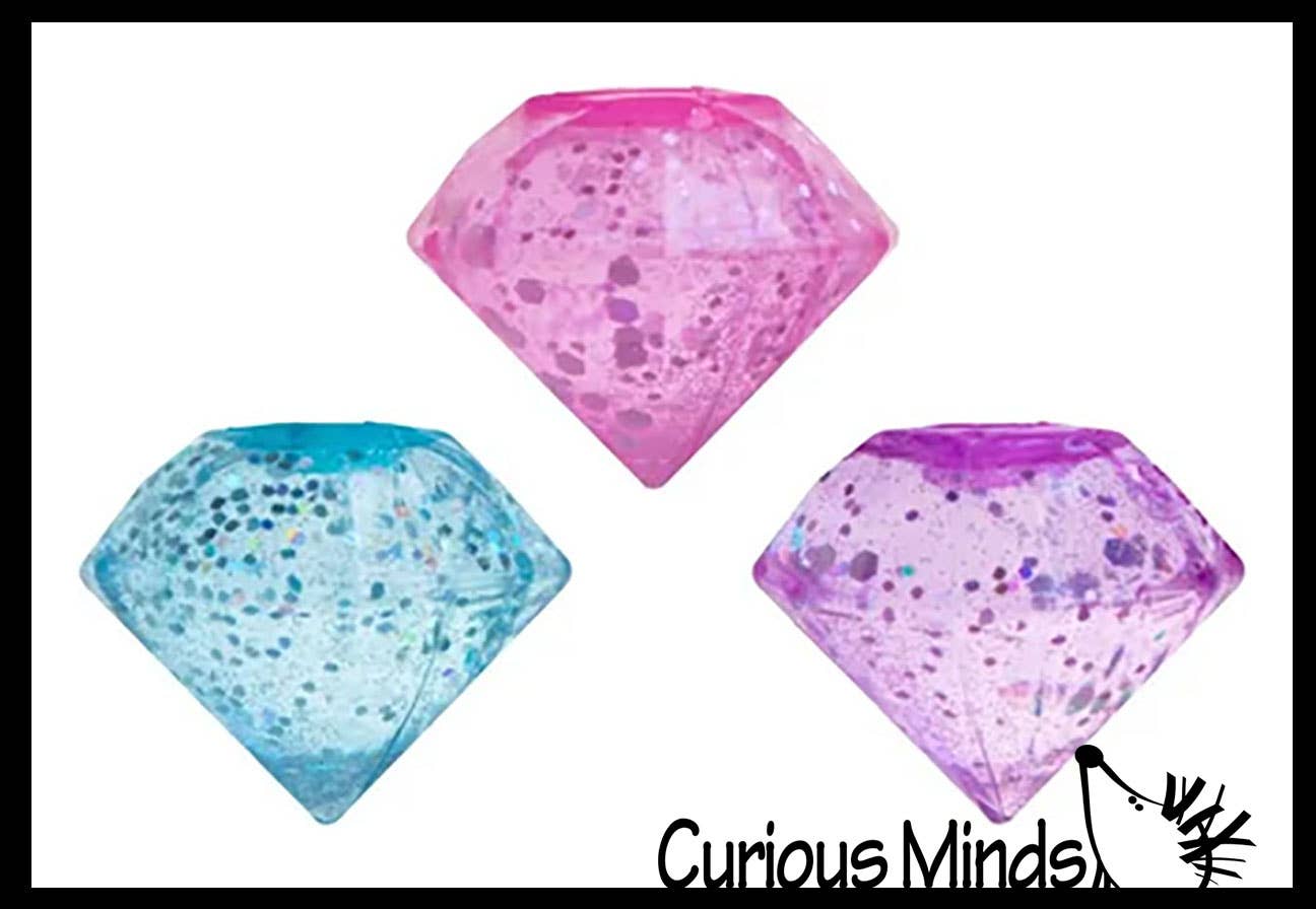 Needoh Jewel Stress Ball - Sparkling Gem Squishy Nee Doh