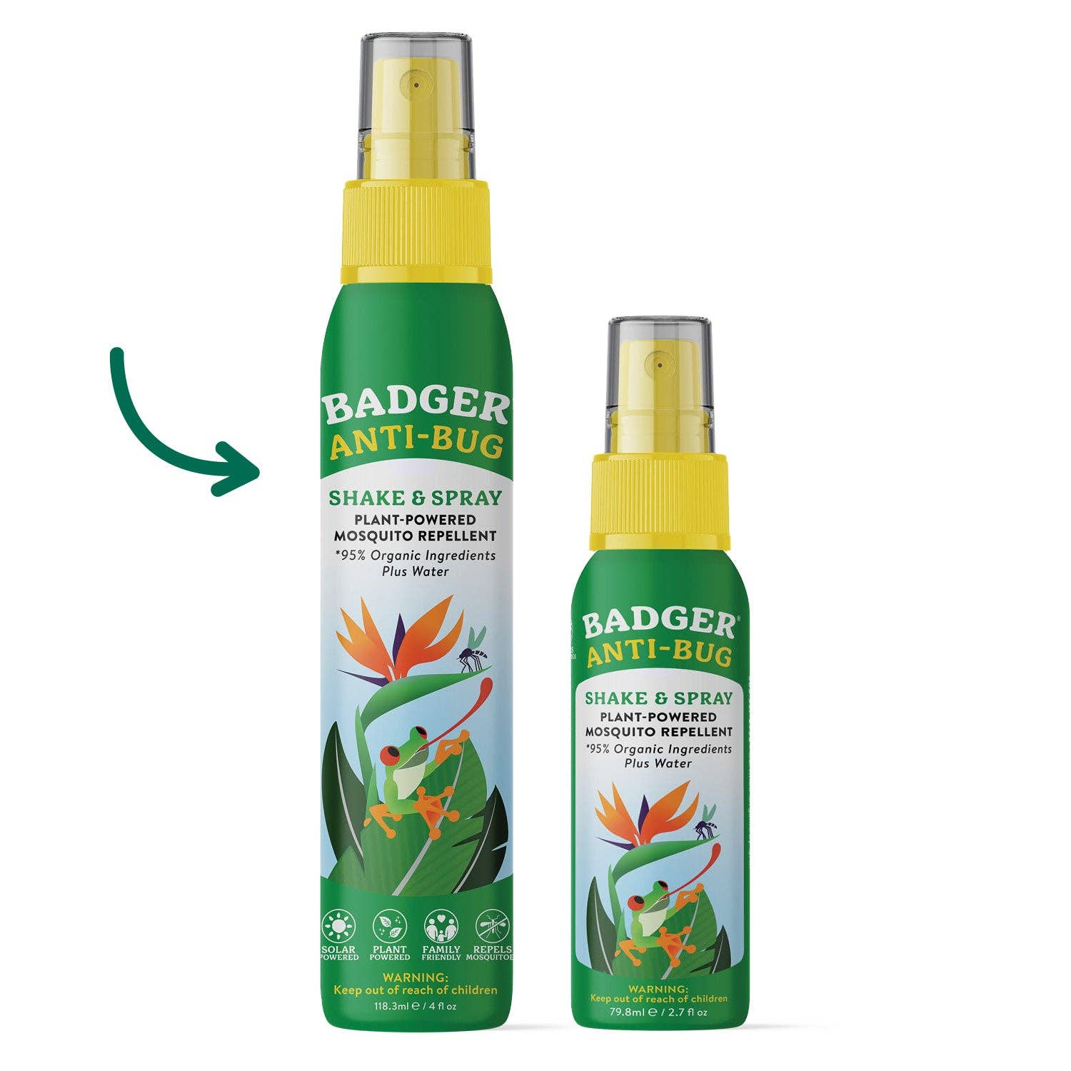 Bug Spray: 2.7 fl oz Aluminum Bottle