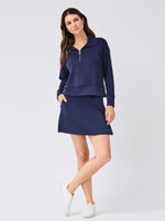 Regan Half Zip Pullover | Navy