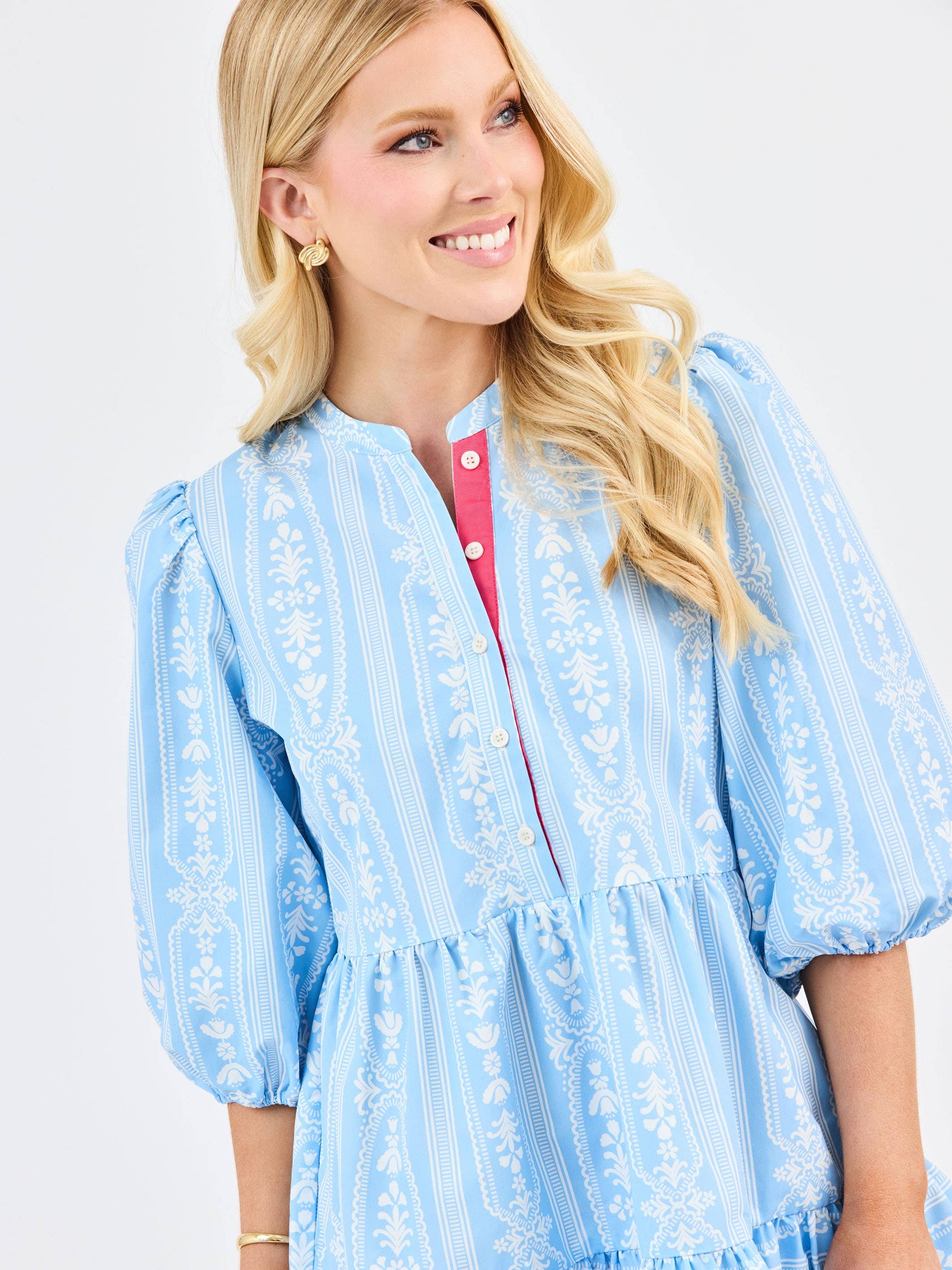 Riley Mini Dress | Tulip Tapestry: XS
