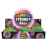 3.5" RAINBOW STRINGY BALL