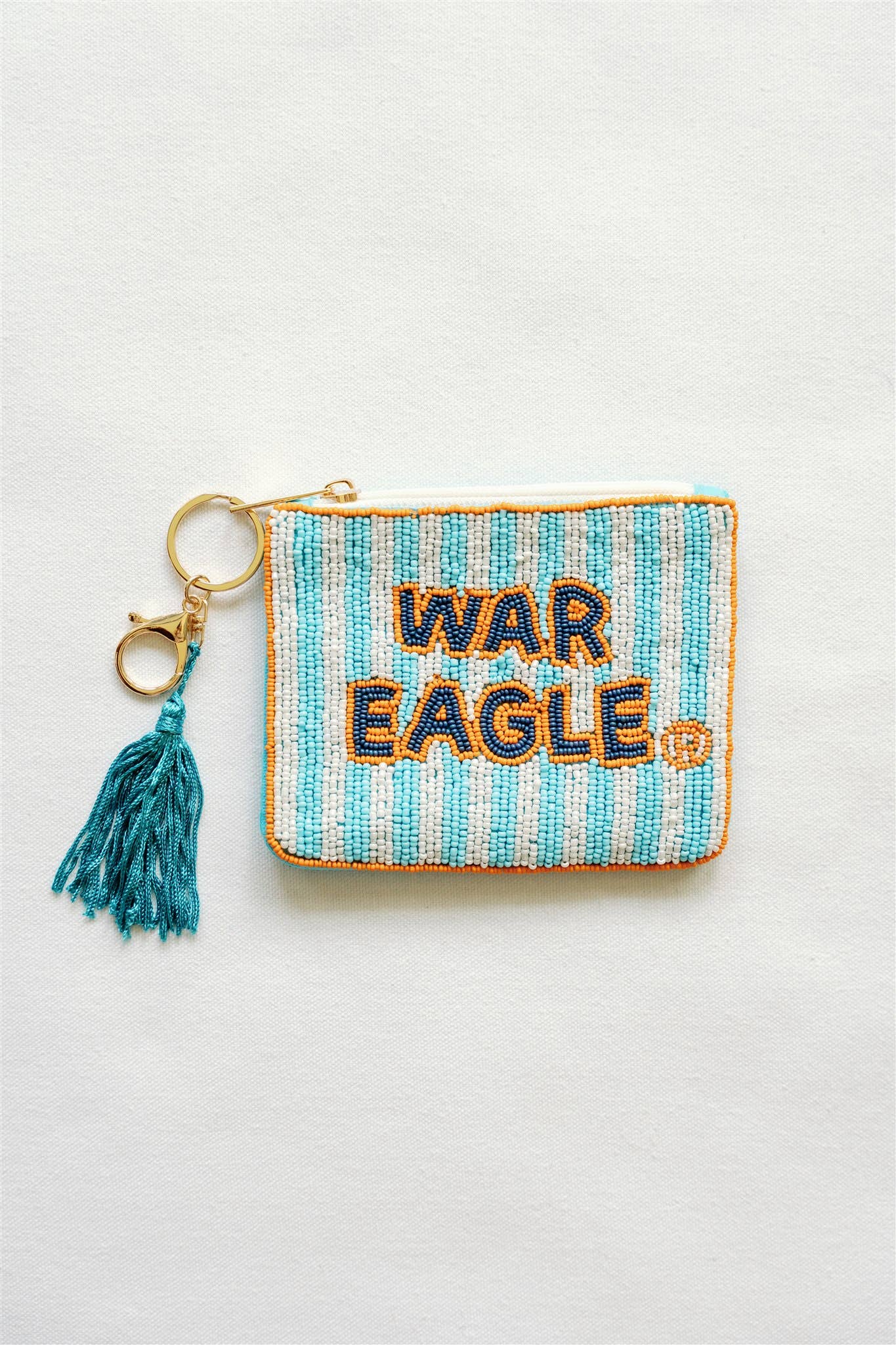 Auburn University Beaded Coin Purse