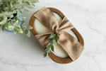 Wooden Dough Bowl Candle: Blue Lagoon