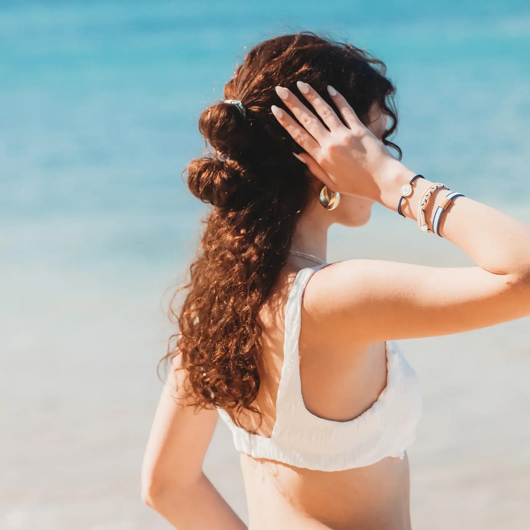 Anchor  Hair Tie Bracelets: Medium