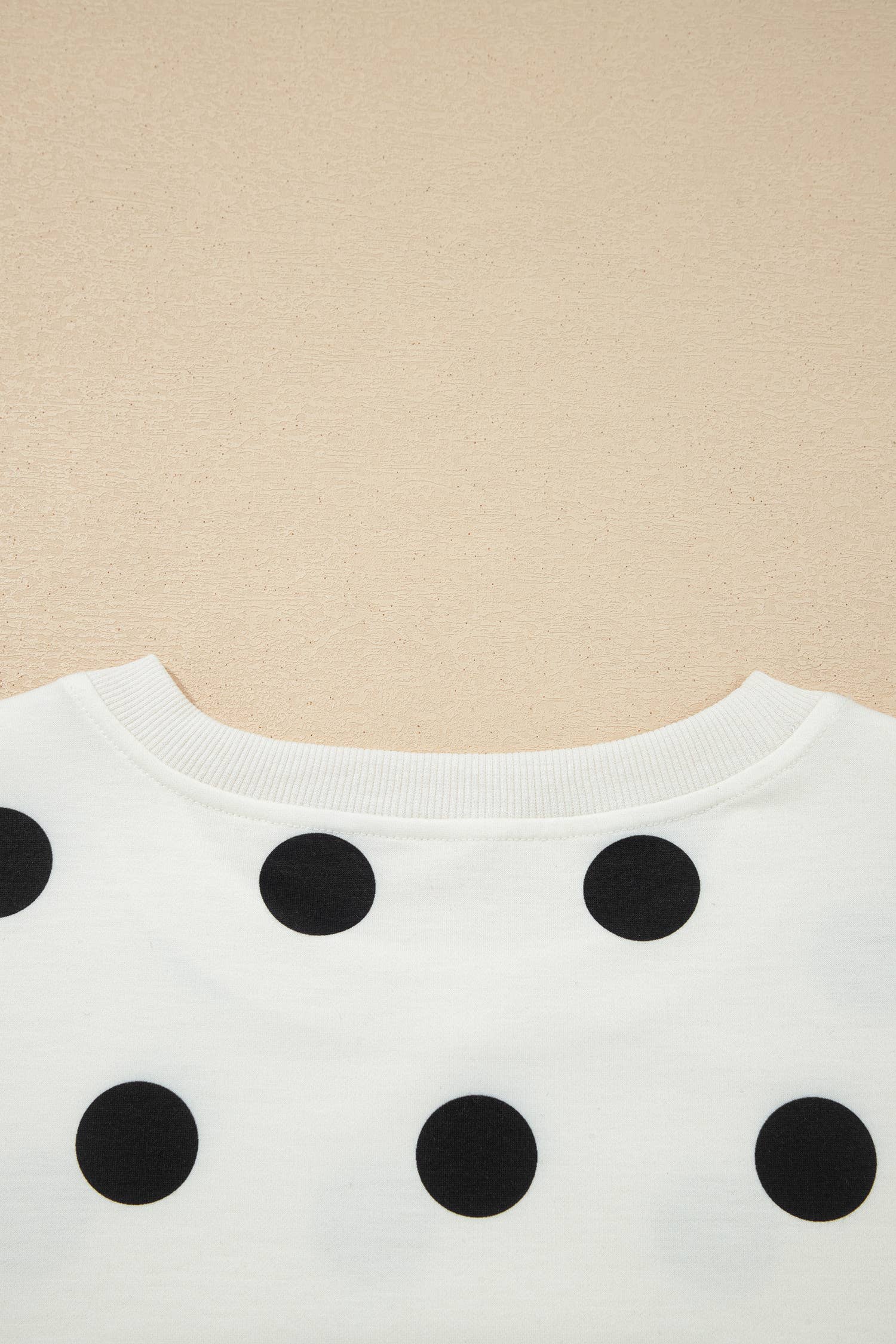 Plus Polka Dot Print Tank Split Mini Skort 2pcs Set : White / M