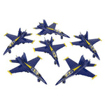 6.5" Diecast Pull Back F-18 Blue Angel