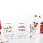 Wine Glass - Holiday Cheer