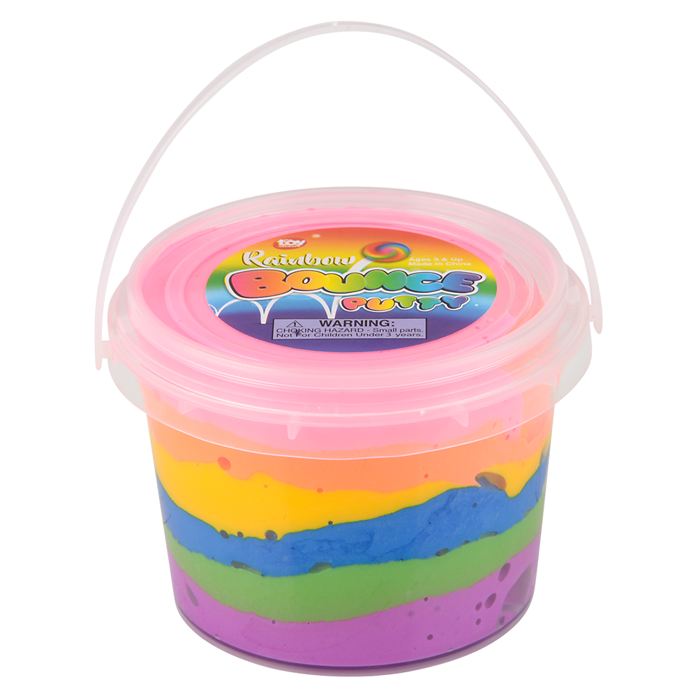 4" RAINBOW BOUNCING PUTTY