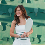 "Rally" Pickleball with Pink and Green Hair Tie Bracelets