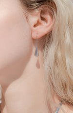 18K Gold PVD Stainless Steel Drop Earrings : Gold