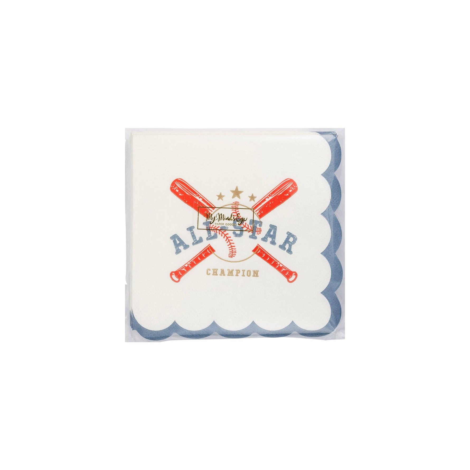 BAS1039 - All Star Paper Cocktail Napkin