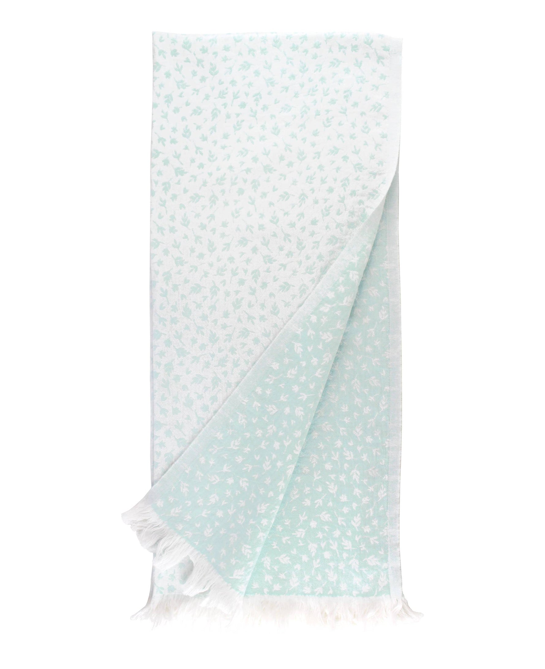 Kids Whimsical Charm Turkish Cotton Beach Towel: White / 63"x28"