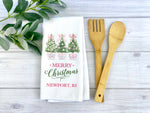 Fort Walton Beach, FL Chinoiserie Christmas Tree Towel