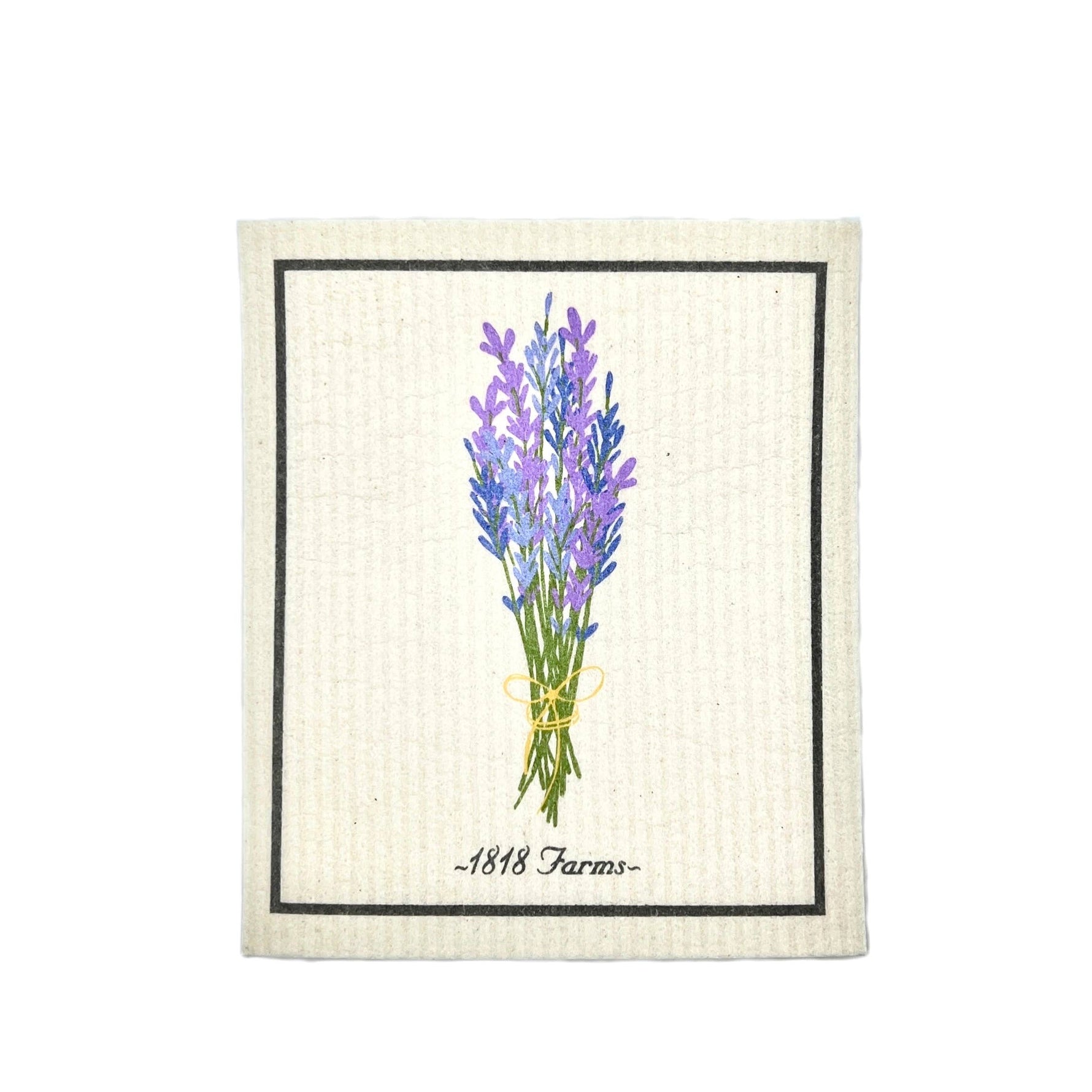 1818 Farms Swedish Dishcloth: Lavender Flowers